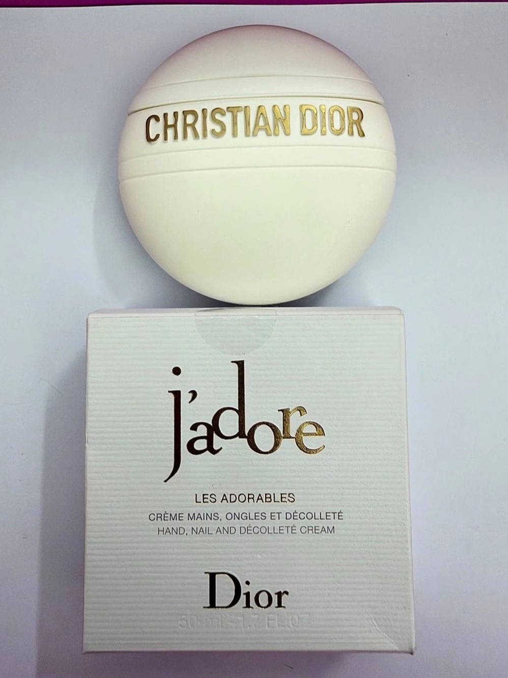 Dior J'adore Les Adorables Hand, Nail and Décolleté Cream & Décolleté Cream 50